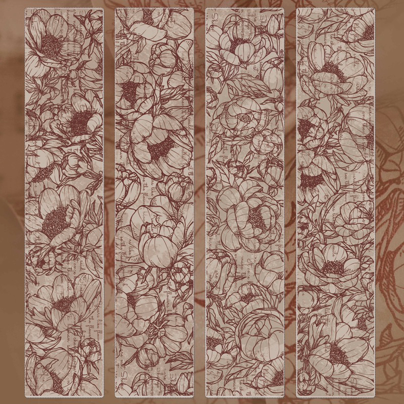 

Little White Vintage Blossom Washi Tape
