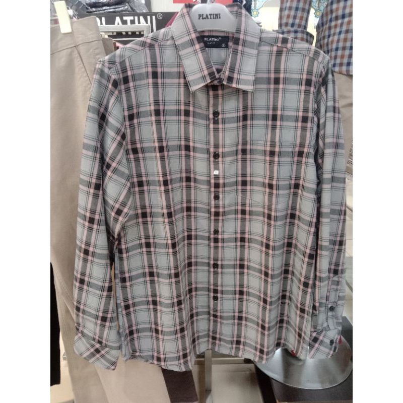 PLATINI // 76351 // kemeja flanel lengan panjang