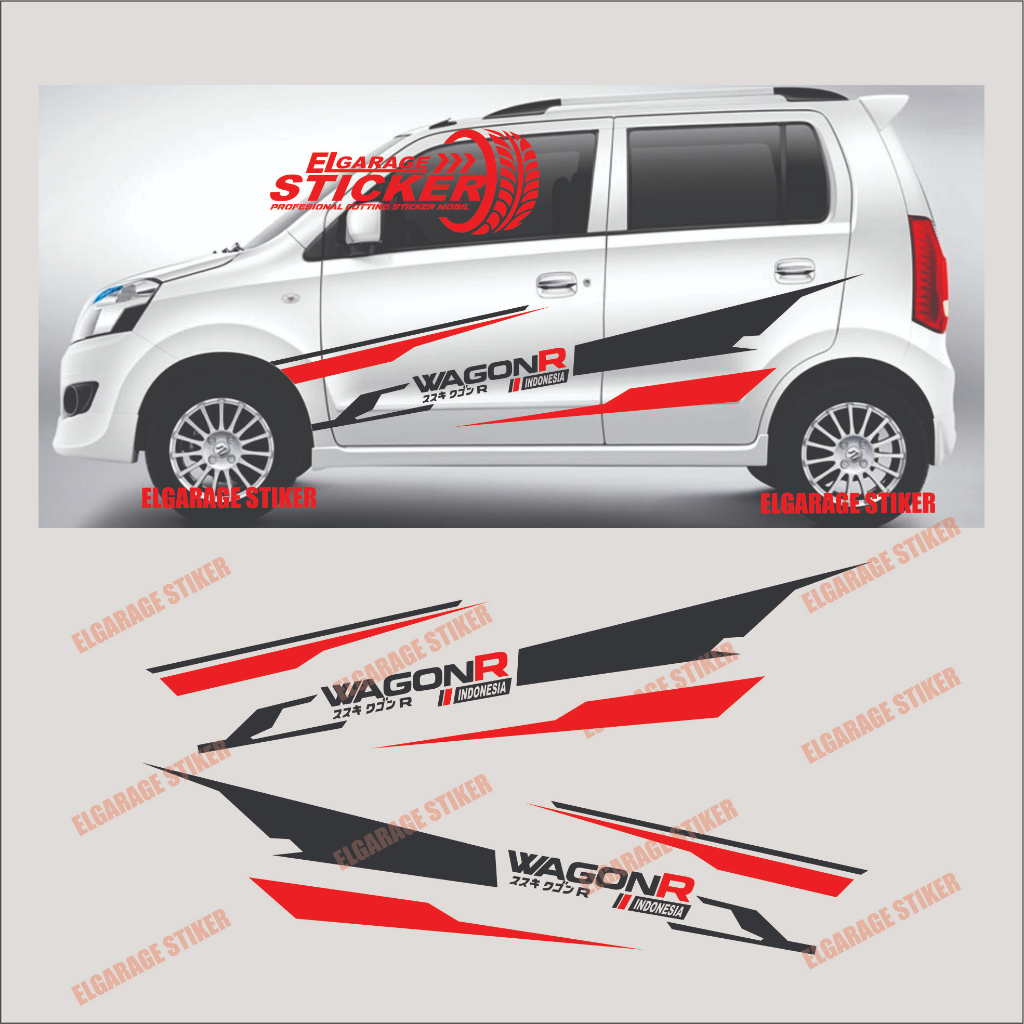 Stiker mobil karimun stiker cutting mobil wagon r stiker variasi mobil karimun wagon r