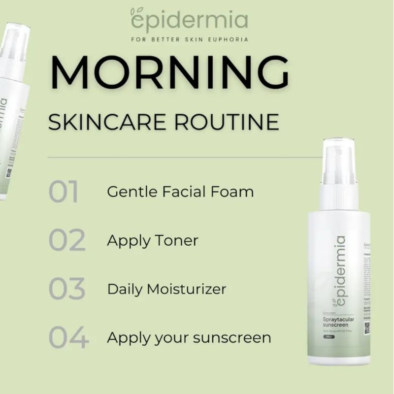 EPIDERMIA SPRAYTACULAR SUNSCREEN SPF30+ DAILY SPRAY UV FILTER