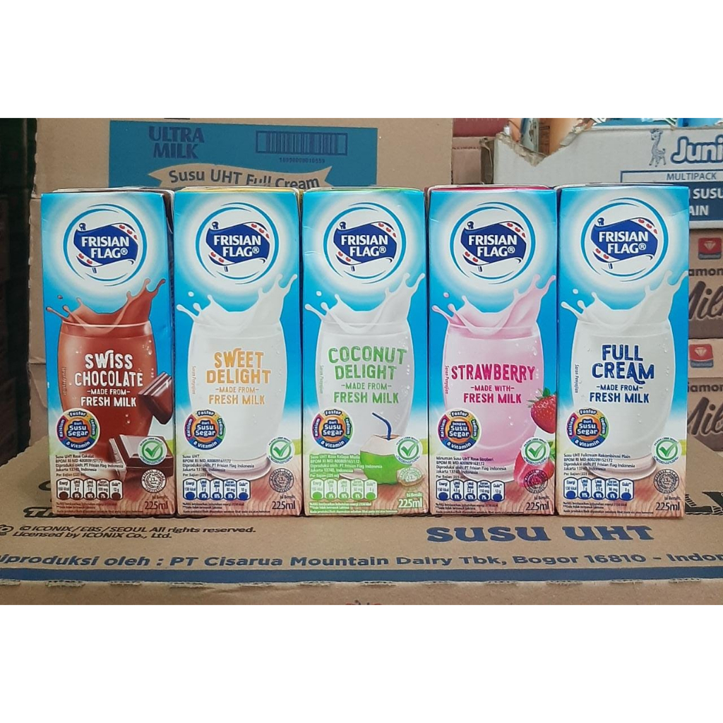 

Frisian Flag Susu UHT 225 ml [KARTON] (Khusus kurir Instant/Sameday)