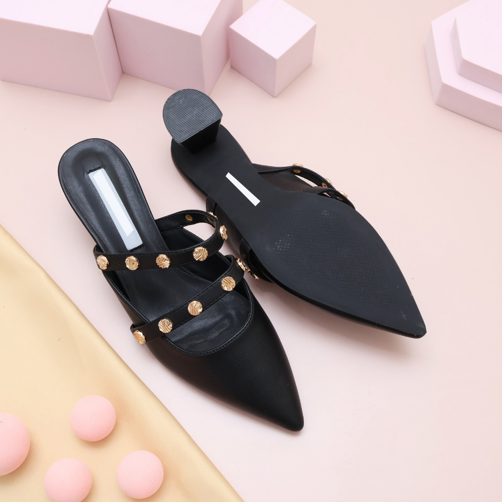 [ NEW ] Sepatu Wanita  C*K 487 - SNR Heels 4cm