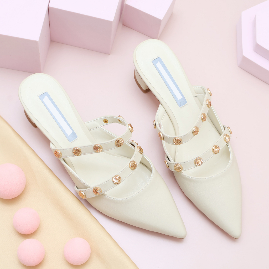 [ NEW ] Sepatu Wanita  C*K 487 - SNR Heels 4cm