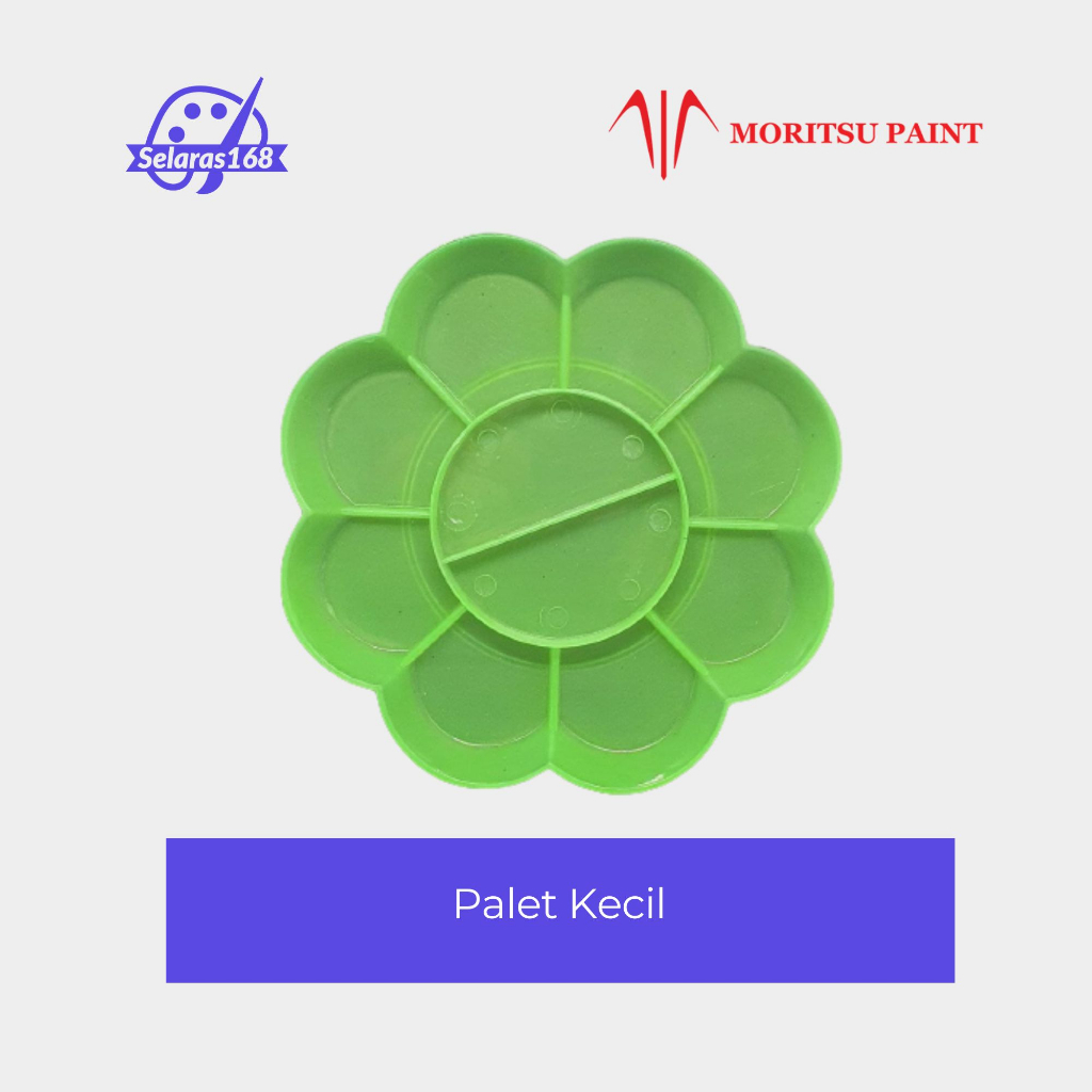 

Palet Melukis Lite Ukuran Kecil - Moritsu Small Painting Palette