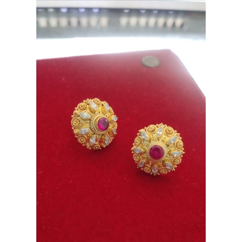 Aksesoris Perhiasan Sumpel / Subeng (Anting Bali Perak)