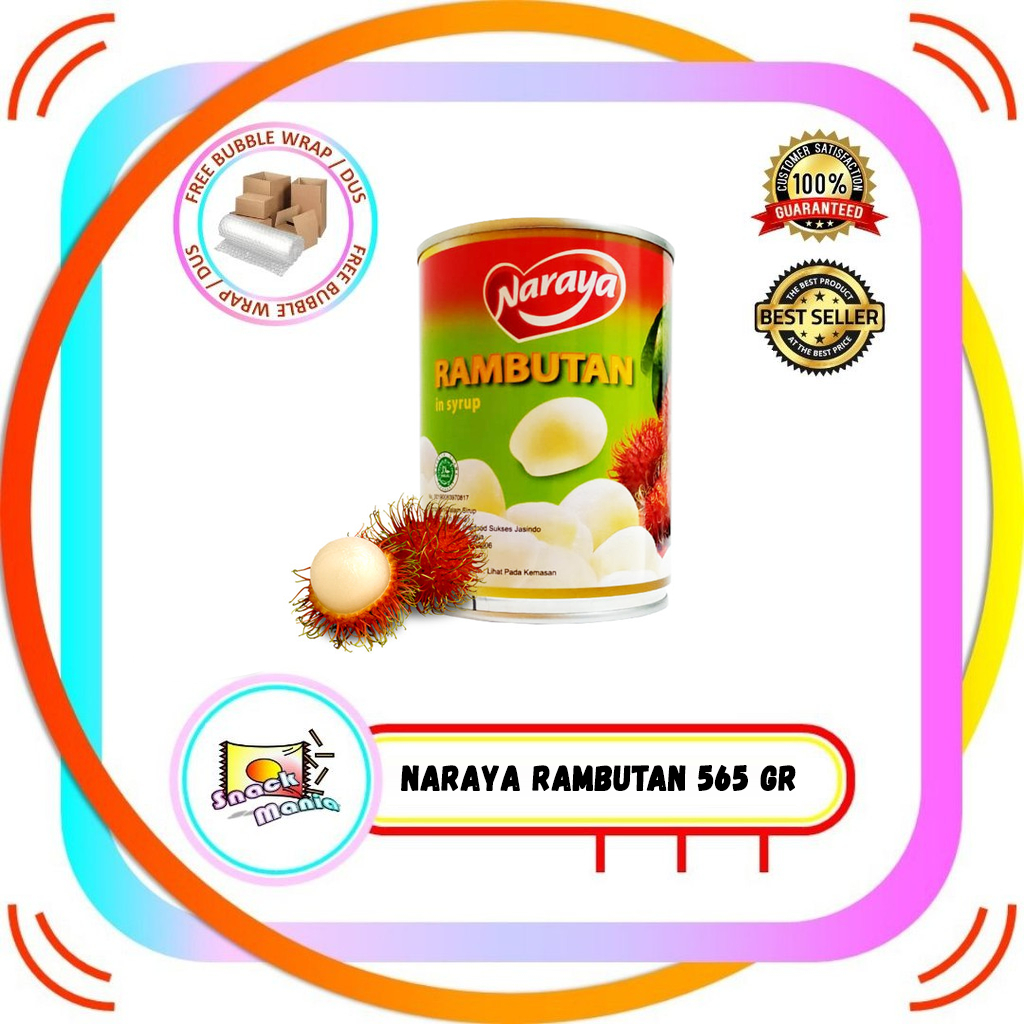 

Naraya Rambutan In Syrup 565 gr Rambutan Kaleng