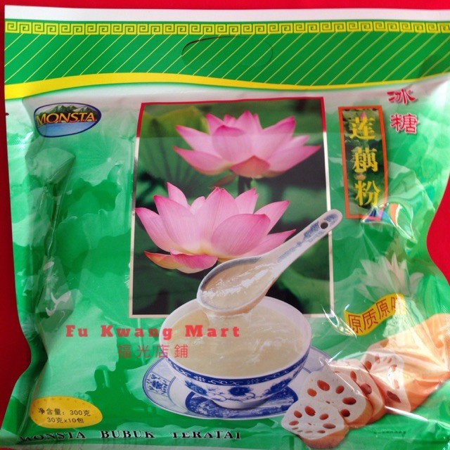 

Bubuk Akar Teratai (Tepung YanBao/MONSTA Lotus Root Powder) 10 Sachet