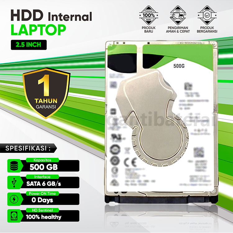 Hardisk HDD Laptop Notebook 2,5&quot; Inch 500GB dan OS