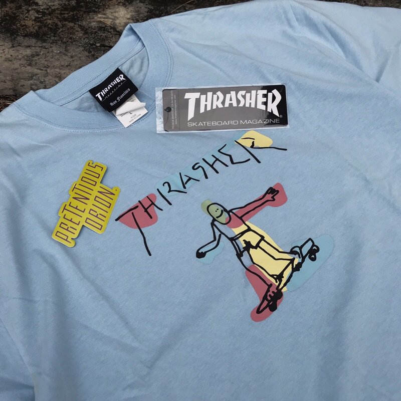 Thrasher T-shirt Gonz Watercolor Original Japan Licensed