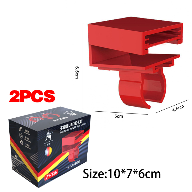 Klem Penjepit Lampu Led T4/T5/T8 Untuk Akuarium Ikan