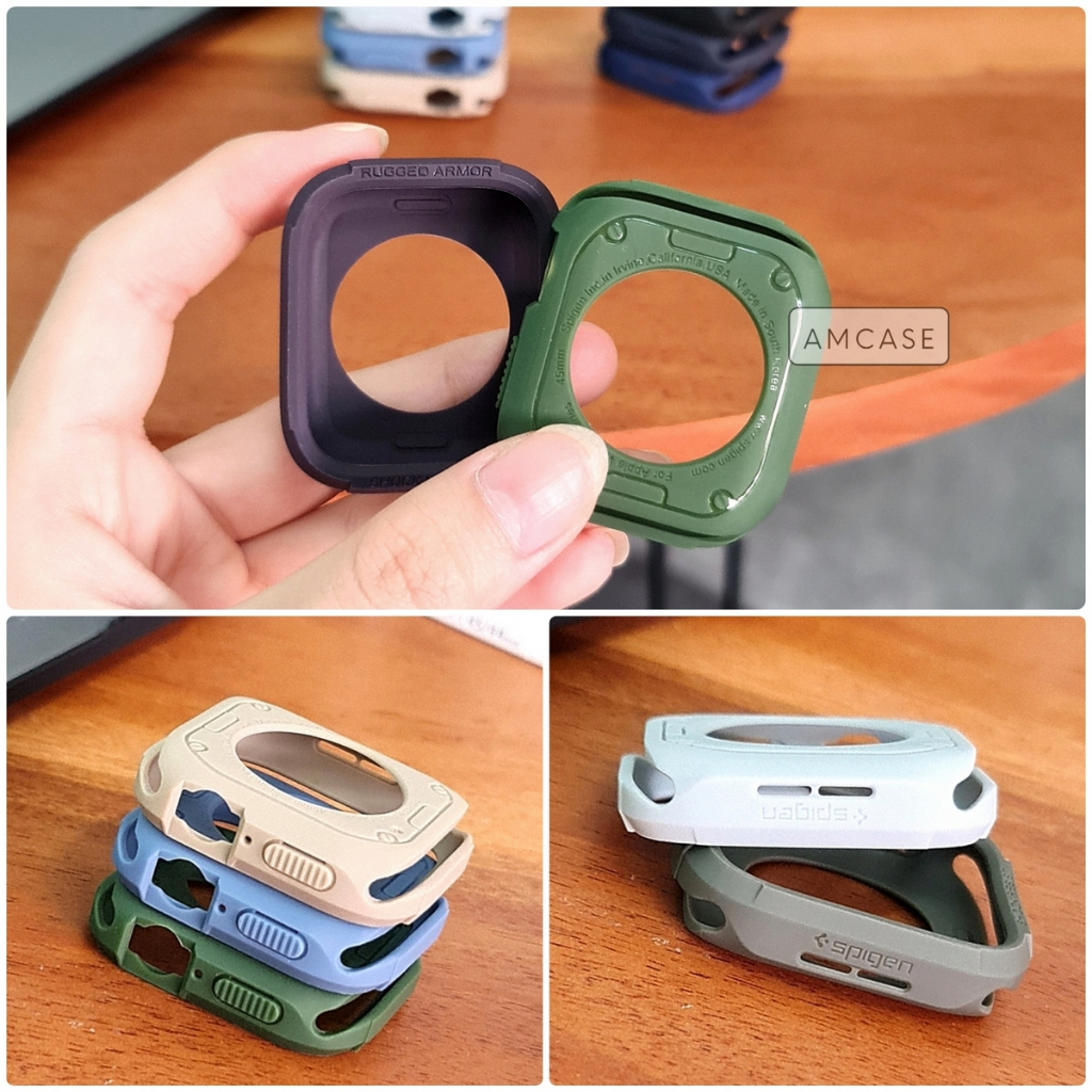 RUGGED ARMOR SP BUMPER APPLE WATCH - SERIES 4 5 6 7 8 SE | SIZE 44mm 45mm | Silicone case iwatch