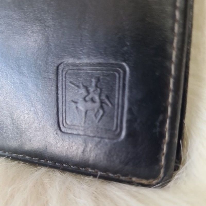 LEATHER WALLET DAVID* BLACK