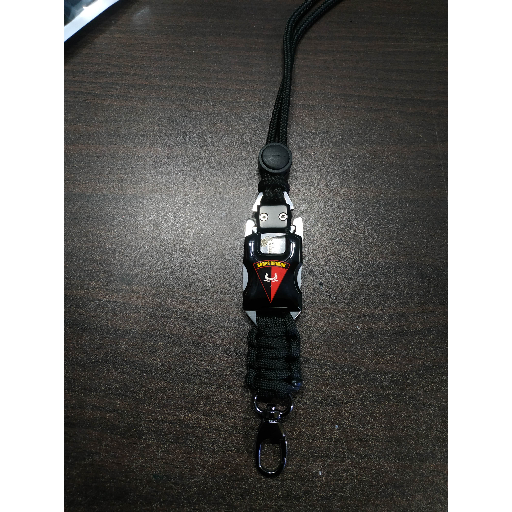 

TALI LANYARD ID MODEL TACTICAL LOGO KORPS BRIMOB