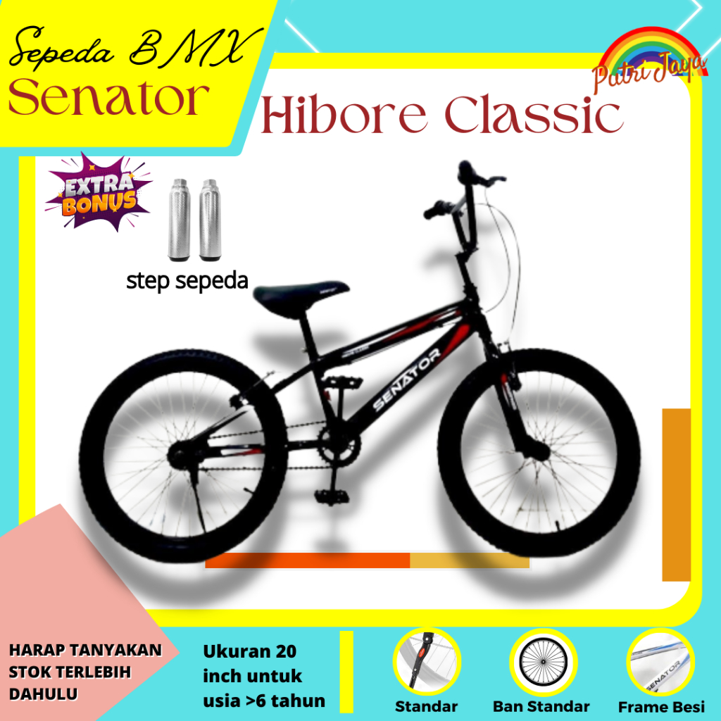 Sepeda BMX Senator Hibore Classic Ukuran 20