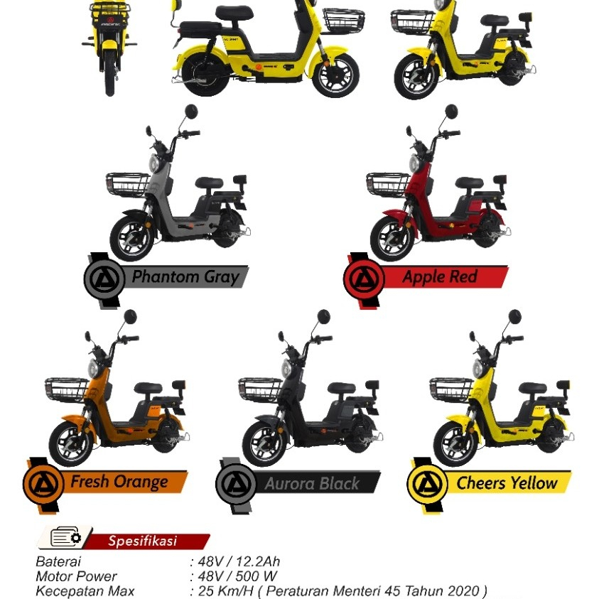 SEPEDA LISTRIK E-BIKE PACIFIC VALERO