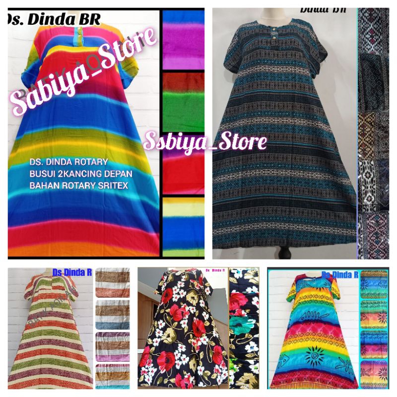 DASTER DINDA ROTARY / DASTER RAYON SRITEX / DASTER ROTARY MURAH / DASTER BUSUI MURAH