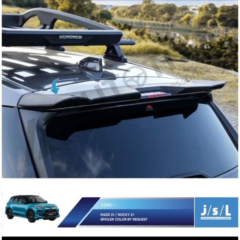 Spoiler Toyota Raize Model Aero