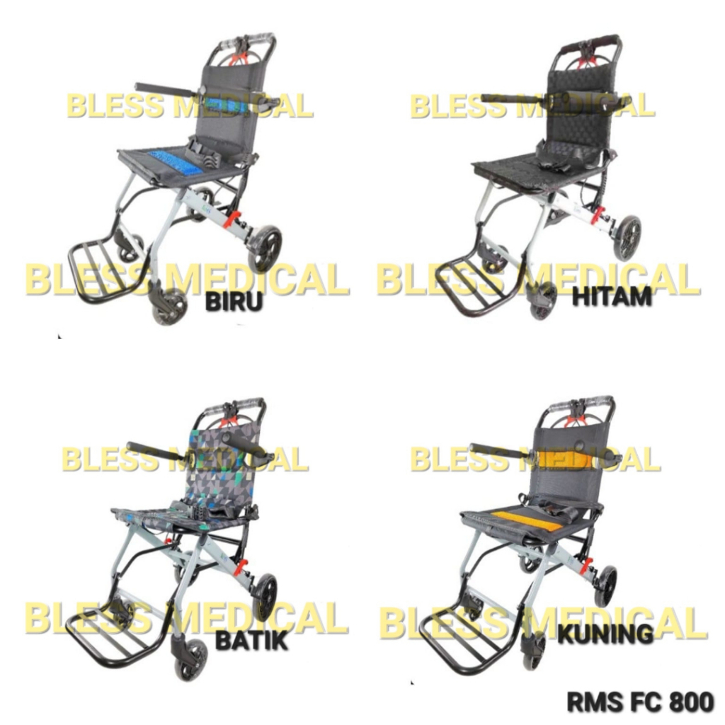 Kursi Roda Traveling Travel/Umroh RMS FC800 (Gojek/Grab)