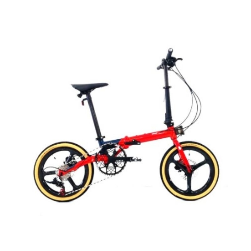 Sepeda Lipat - Folding Bike Element Camp Hazy 11Speed Carbon Velg