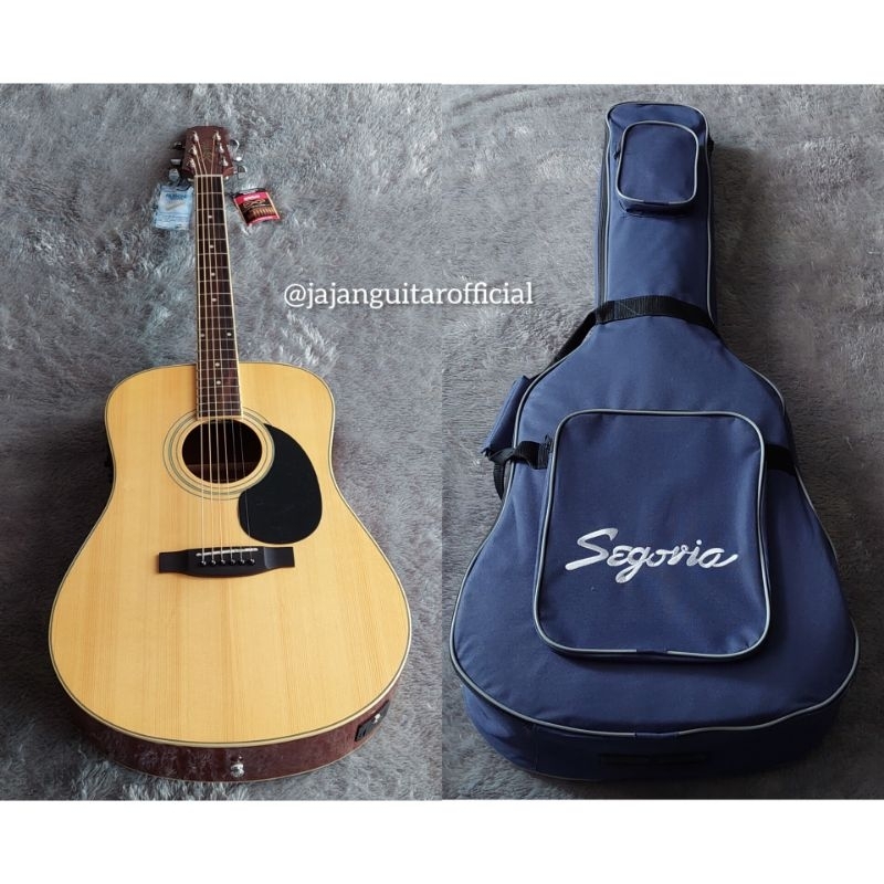 Gitar Segovia D07 GN Original Akustik Elektrik Include Gigbag & Strap - Gitar Segovia Original Akust