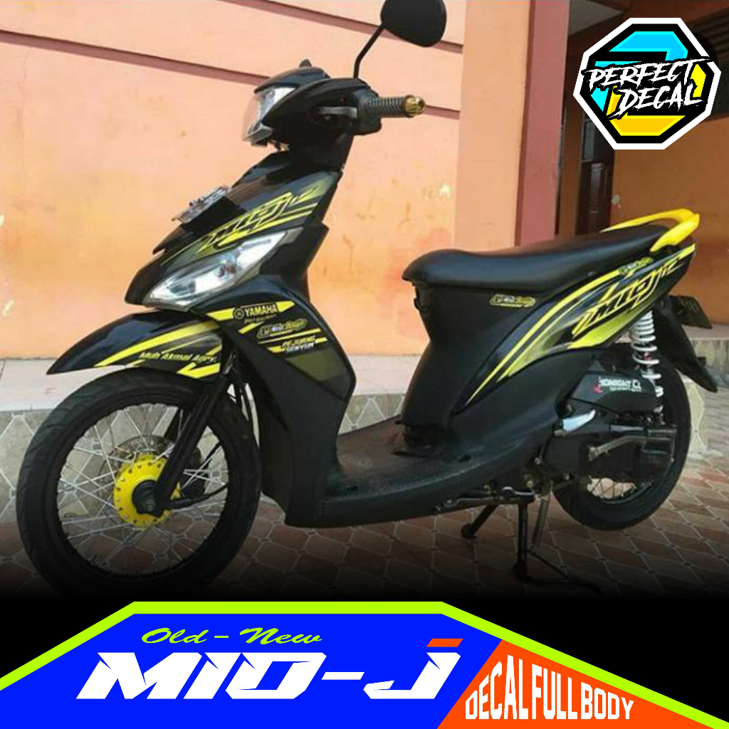 Decal Stiker Motor Yamaha Mio J OLD / NEW Full Body Sticker Custom Variasi MIO J Lama / Baru