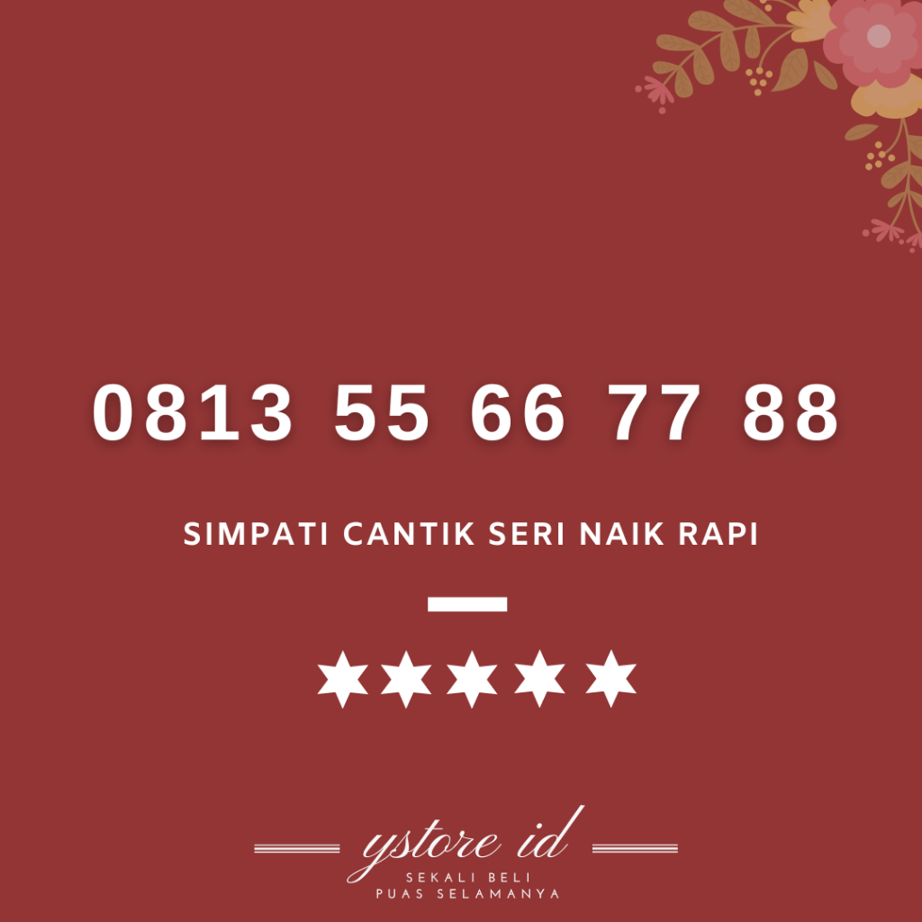 Berurutan Naik Rapi | NOMOR CANTIK SIMPATI AABBCCDD KARTU PERDANA TELKOMSEL PRABAYAR 4G 55667788 556