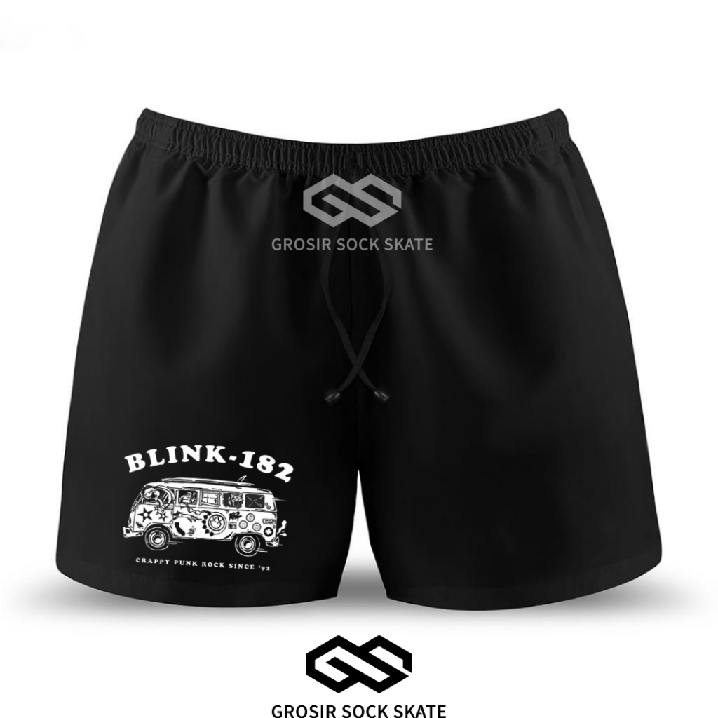 BOXER CELANA PENDEK MUSIC BAND BLINK 182