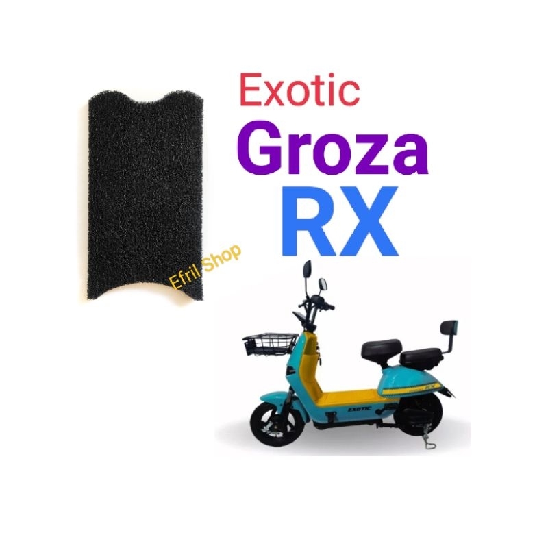 Karpet sepeda motor listrik Exotic Groza RX