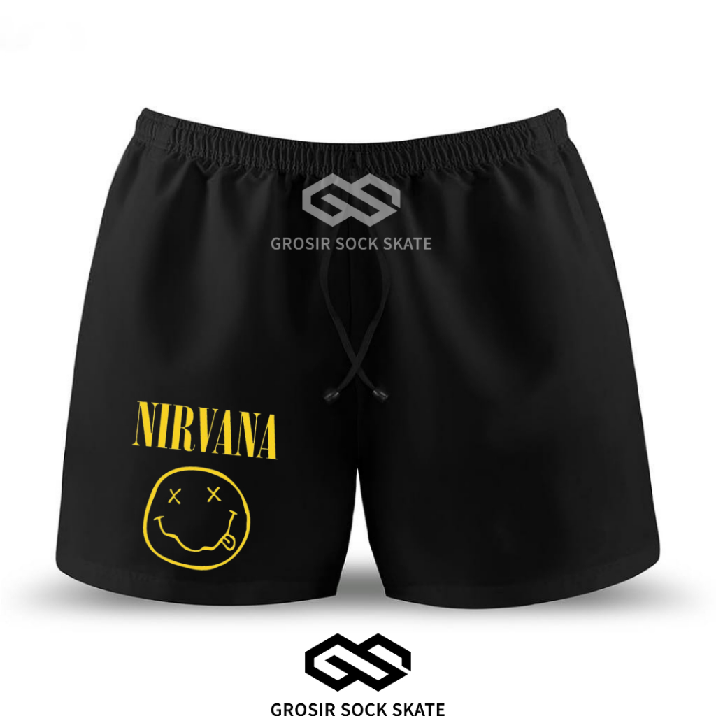 BOXER CELANA PENDEK MUSIC BAND NIRVANA