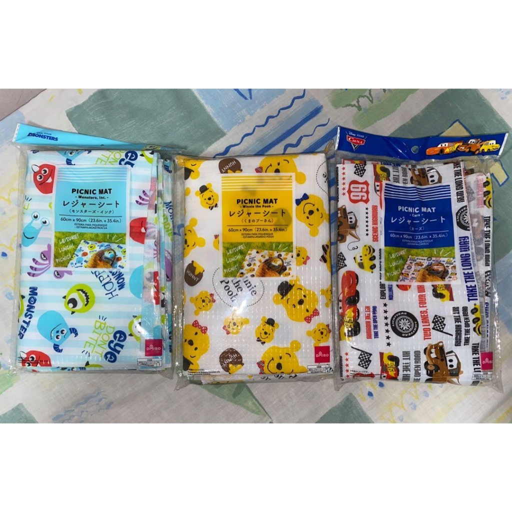 Daiso X Disney Characters Picnic Mat