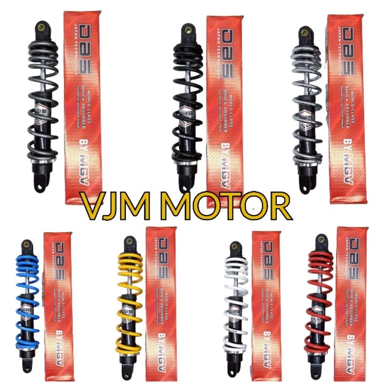 Shock Shockbreaker Shock DBS MGV Model Hybrid Beat Vario Scoopy Mio all matic Ukuran 305 mm - 330 mm