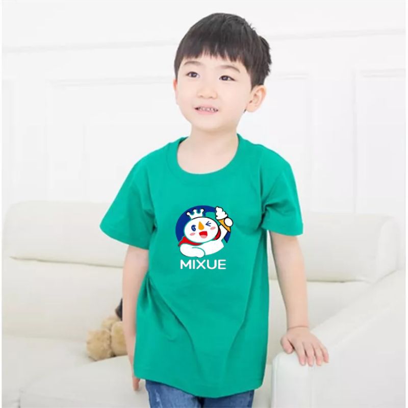 Kaos Anak Mixue Bulat ( 2 - 10 Tahun ) Cewek/Cowok