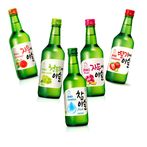 Chamisul Jinro Peach 360 ml Botol Jinro Peach Chamisul peach Soju