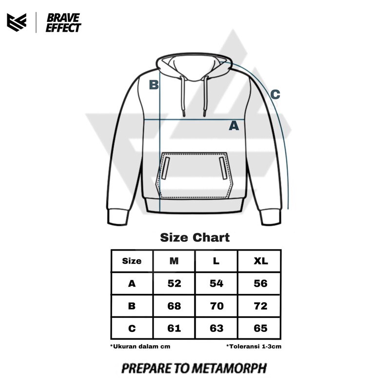 BRAVE EFFECT Hoodie Sweater Black Edition Jaket Pria Wanita Original Premium Hodie Switer Suiter Sweeter