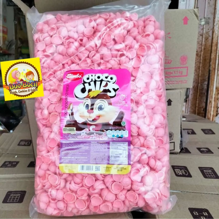 

PROMO Sereal SIMBA STRAWBERRY 1 Kg (950 Gram) Cereal - Duo Bocil Snack