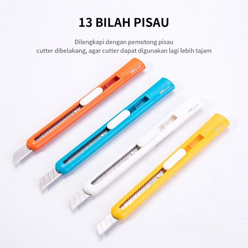 Deli mini cutter portabel durable cute size convenient to open package