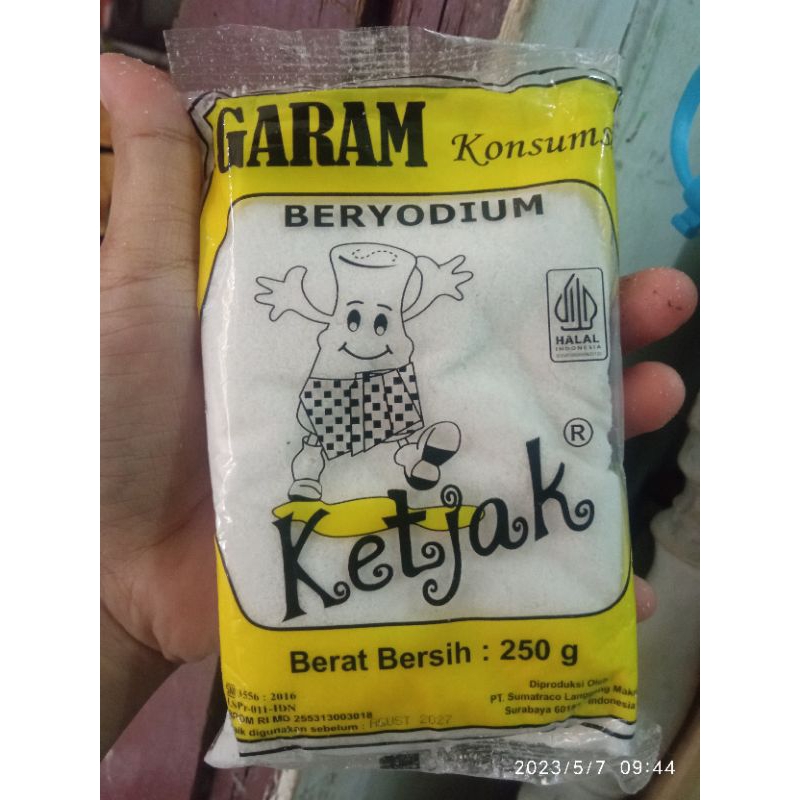 GARAM DAPUR BERYODIUM 250 GRAM