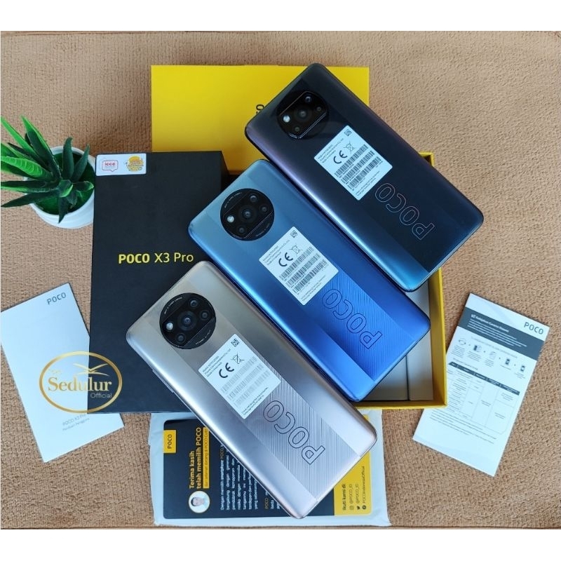 Poco X3 Pro 8/256 dan 6/128 Second Garansi Resmi Fullset