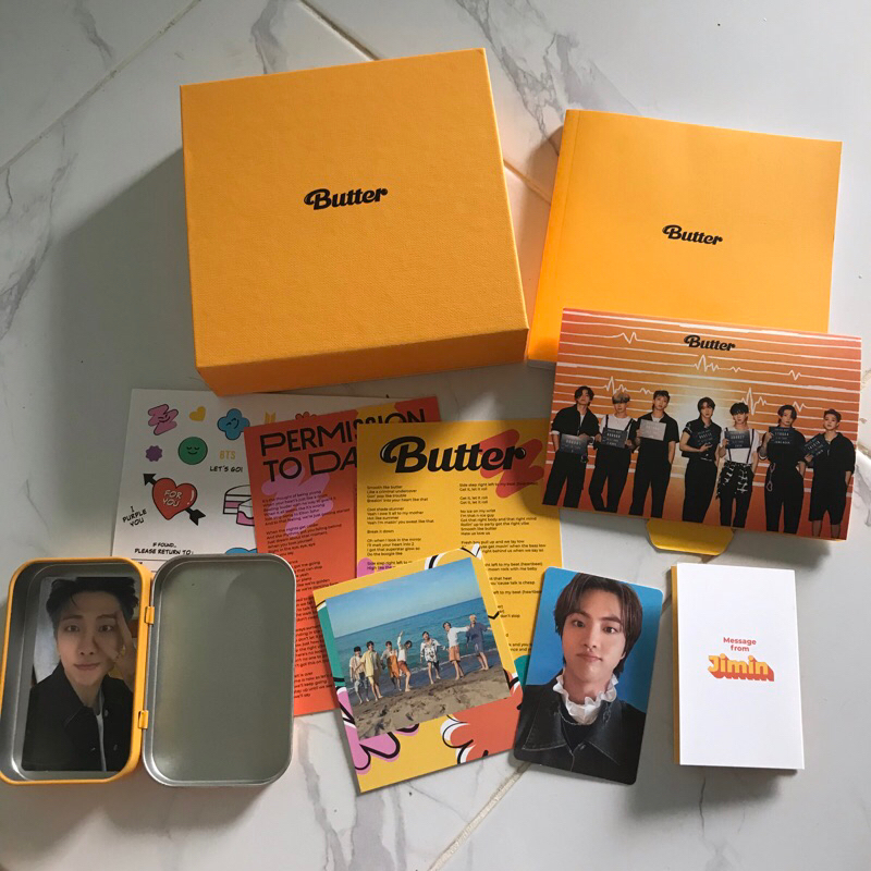BTS ALBUM BUTTER CREAM VER FULLSET PC JIN