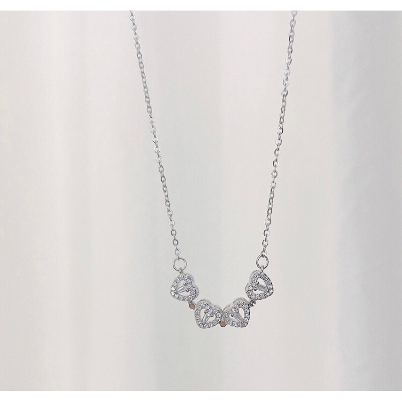 Kalung Titanium Wanita 2in1 Anti karat