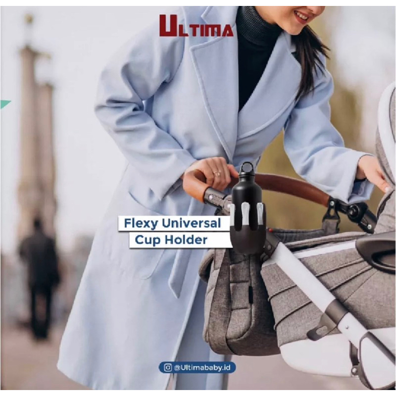 Ultima Flexi Cup holder Tempat Gelas / Botol Stroller