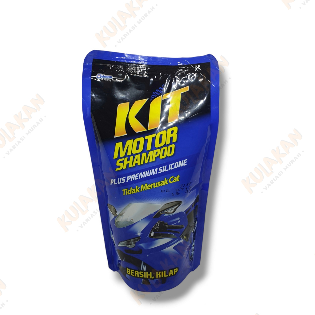 Kit Wash &amp; Glow Pouch 720ml Sabun Shampoo Cuci Motor Mobil Kit