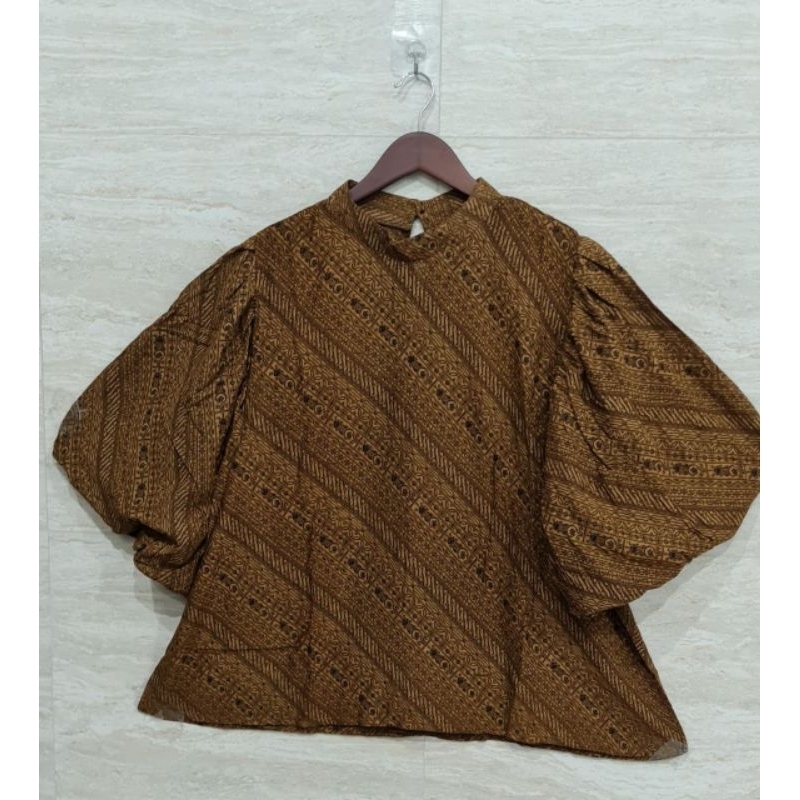 Blus paris sogan | blus balon batik paris sogan