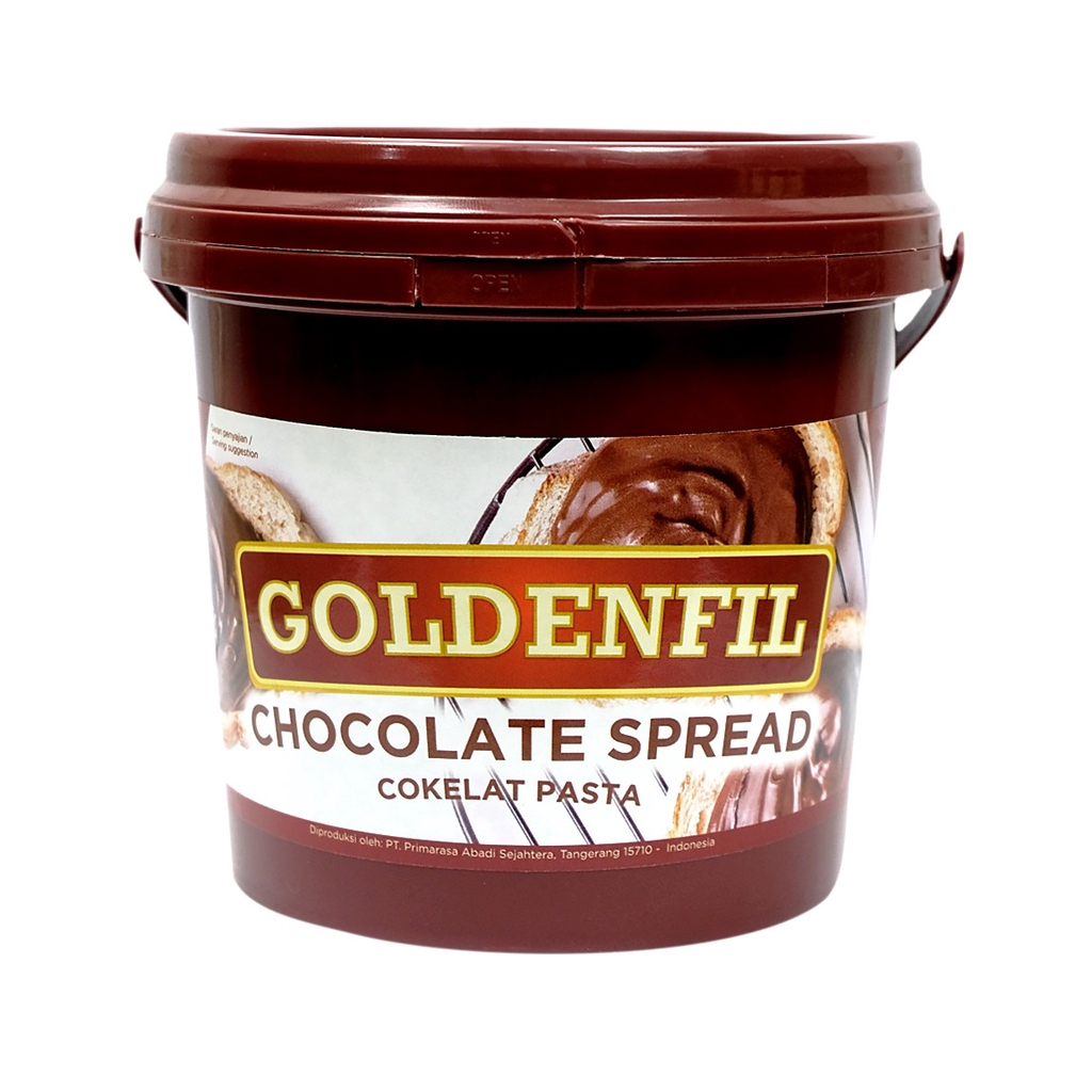 

GOLDENFIL Selai Rasa CHOCO SPREAD 1 Kg Untuk Olesan Roti, Kue & Cake