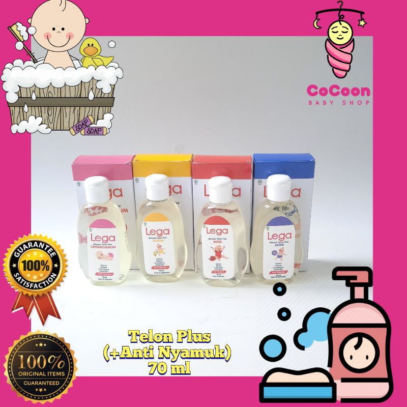 Minyak Telon Plus Bayi Anak Lega Rose Aster Crysanthemum Acacia 70 ml