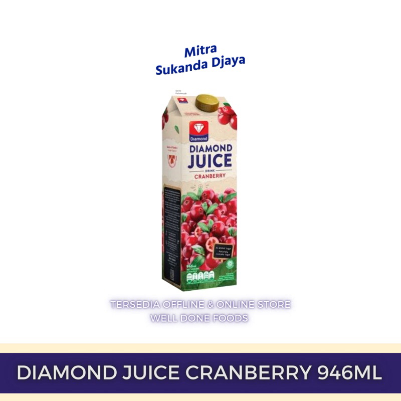 

Diamond Juice Cranberry 946ml