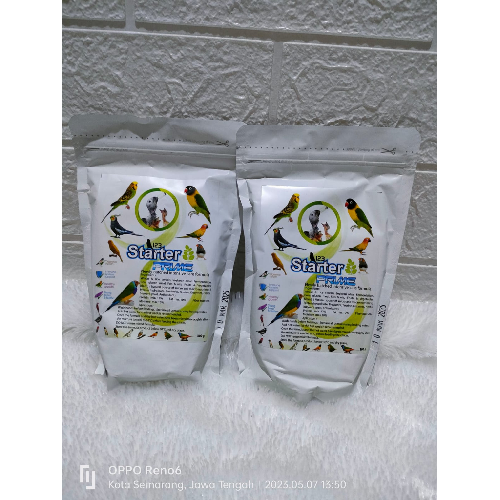 

Nycyta Home Bubur Lolohan Burung Starter Prime By 123 Nutrient 300Gr