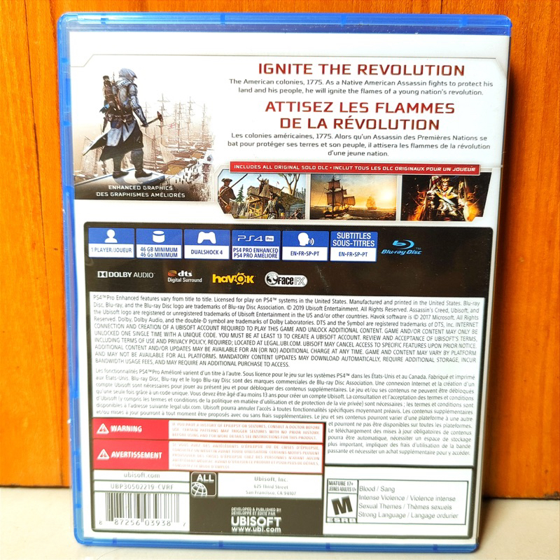 Assassins Creed III Remastered PS4 Kaset Assasins Creed 3 Remastered PS4 Playstation PS 4 5 Liberation Assassin's liberations liberaton liberasion AC creeds asassins assasin assassin asassin asasins AC asasin cred creed3 liberate cd bd games remaster ps5