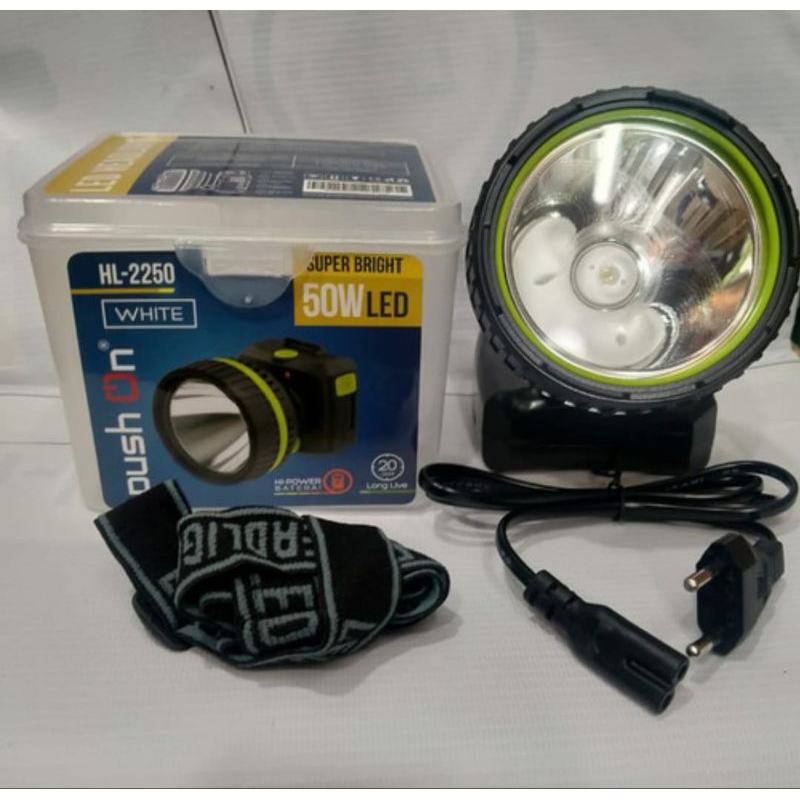 SENTER KEPALA PUSH ON 50WATT TIPE 2250 TERMURAH