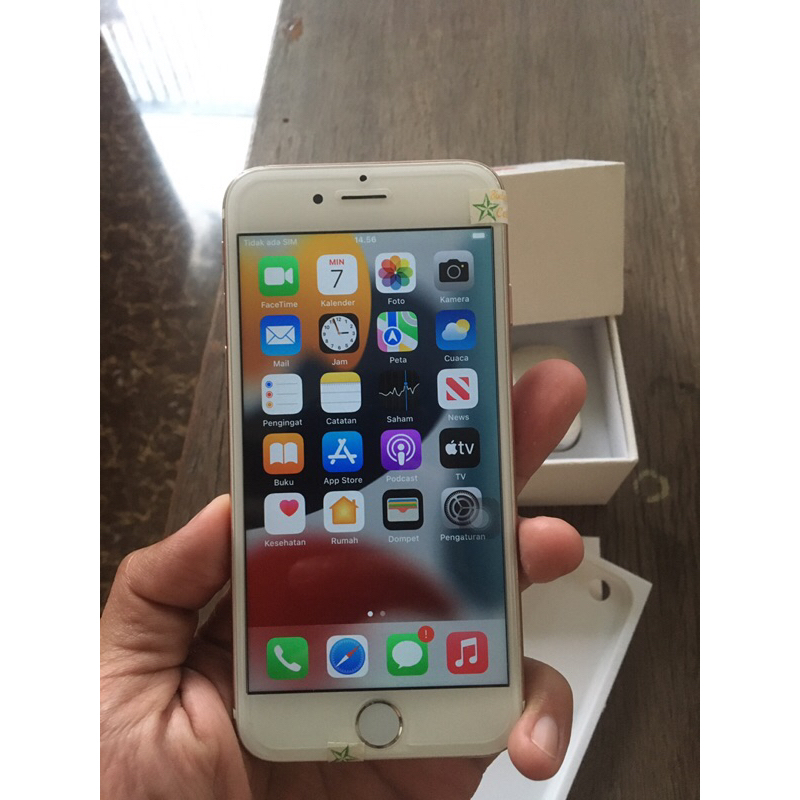IPhone 6s ip 6s ipone 6S 64GB Rose Gold Fullset Mulus